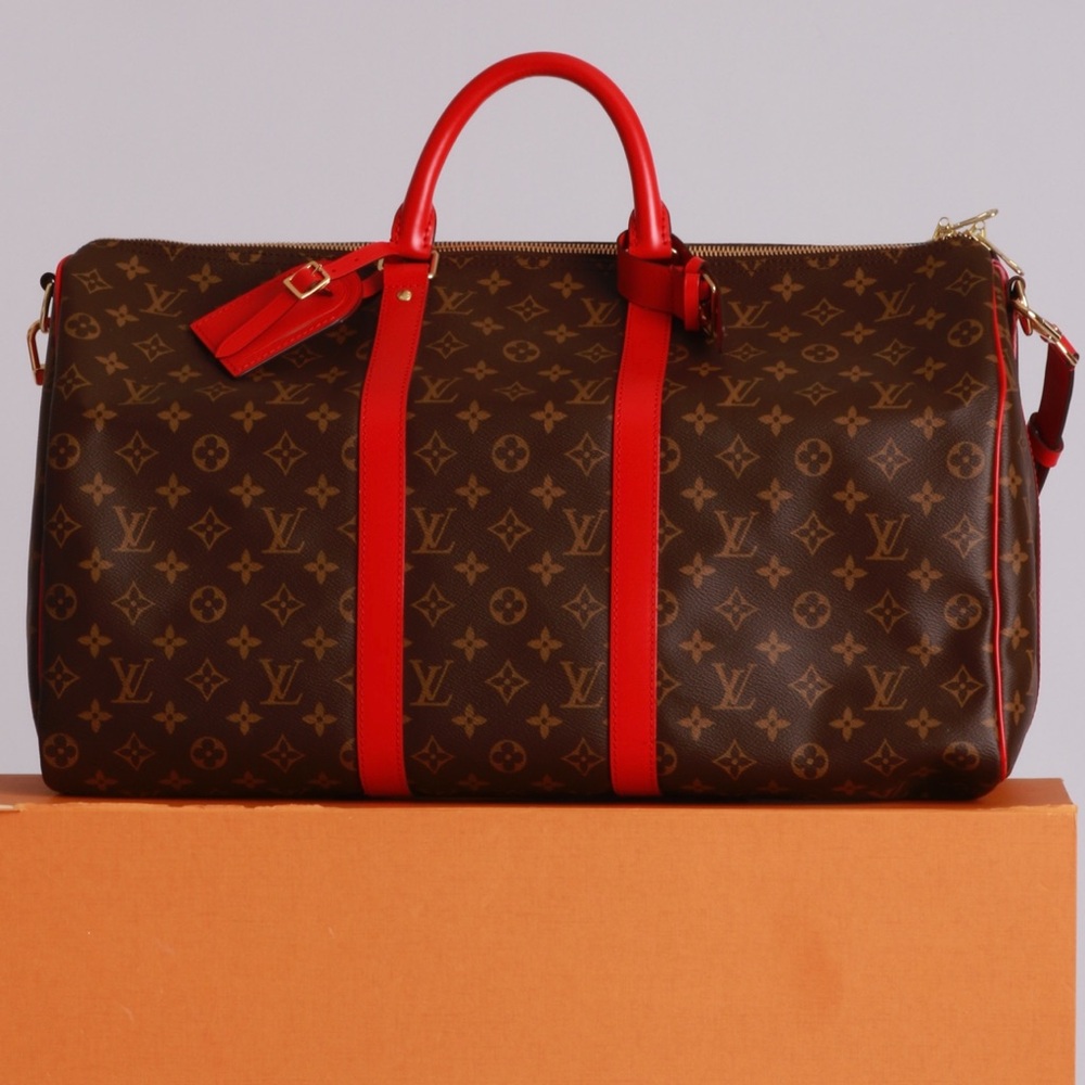 Louis Vuitton Keepall Bandoulière 50 Red